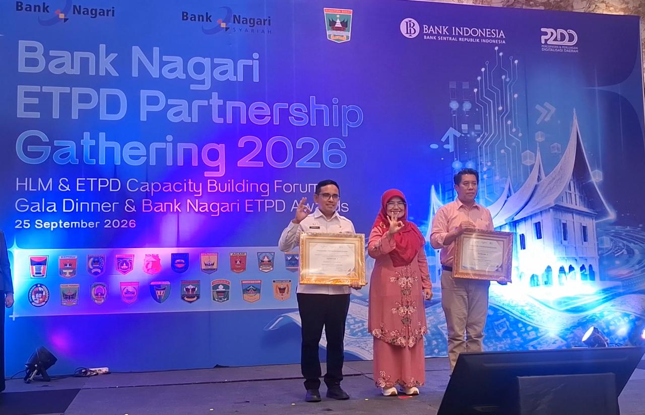 PADANG PARIAMAN RAIH DUA PENGHARGAAN PADA ETPD PARTNERSHIP GATHERING BANK NAGARI 2026