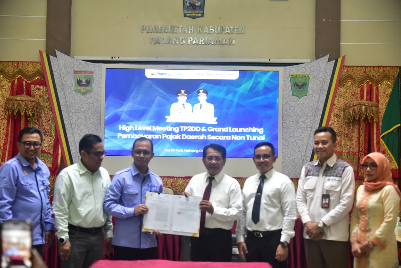 Perkuat ETPD, Bupati Padang Pariaman Tandatangani MoU dengan Bank Nagari