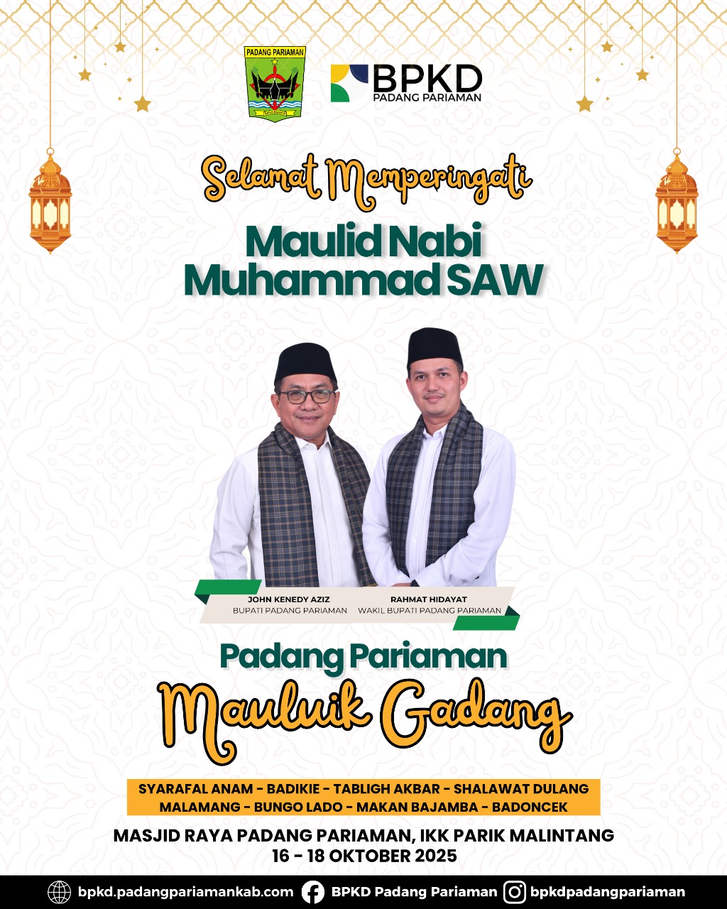 Festival Padang Pariaman Mauluik Gadang