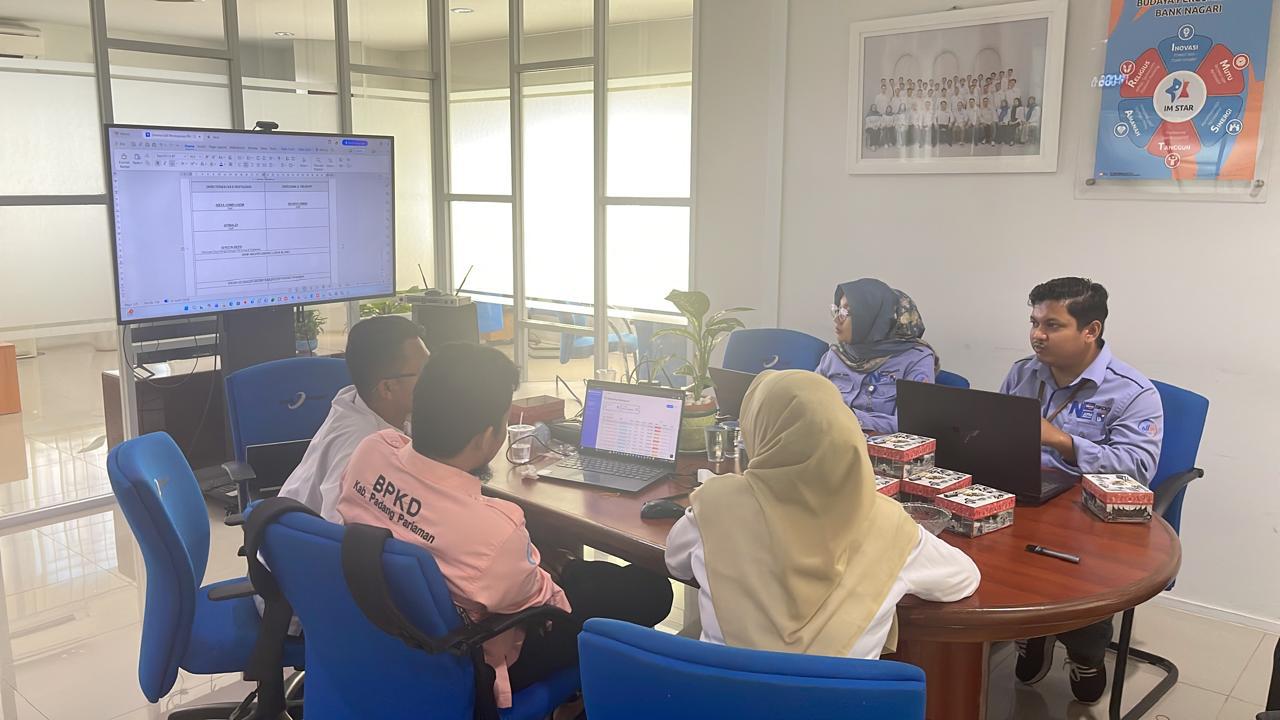 Kegiatan User Acceptance Test (UAT) Pengembangan Modul Sistem Pembayaran PBB Kabupaten Padang Pariaman pada channel teller  Bank Nagari