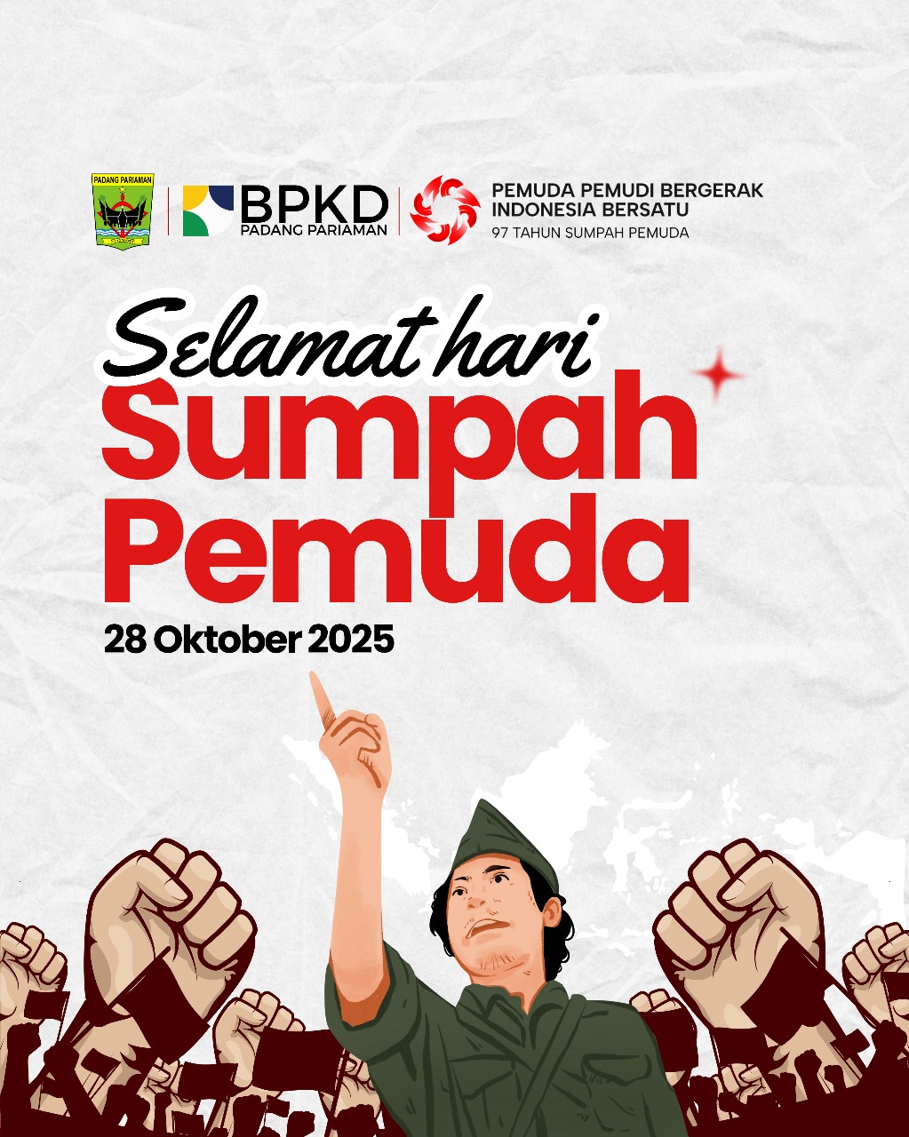 Selamat memperingati Hari Sumpah Pemuda ke-97 Tahun 2025